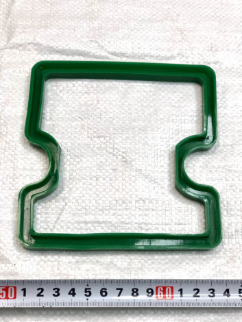 Прокладка клапанной крышки ЕВРО зеленая 8шт к-т (силикон) для КамАЗ 7406-1003270 / КАМКОМ